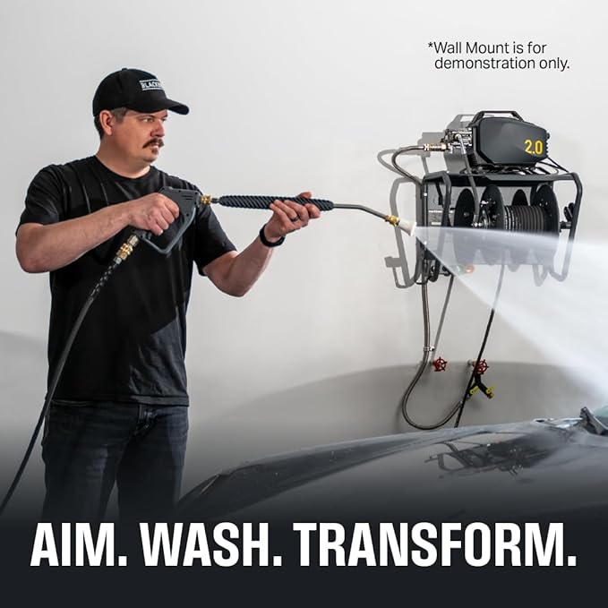 Active 2.0 Electric Pressure Washer (Full Kit) – 2.0 GPM high Pressure Washer for DIY at Home car wash, Detailing and Other Cleaning transformations with 1800 Peak PSI