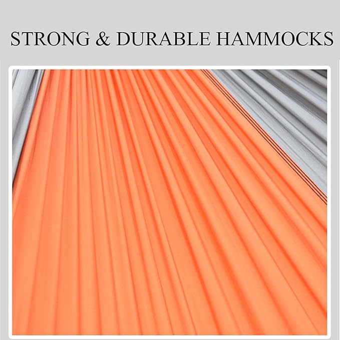 Hammocks for Outside, Travel Portable Lightweight Hammock, Camping Hammock, Parachute Nylon Hammock for Outsides Backpacking Beach Backyard Patio Hiking