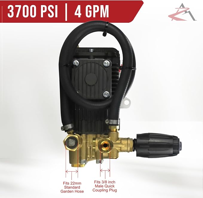 The ROP Shop OEM Annovi Reverberi Pump & Unloader for Pressure Washer fits DeWalt DPW3835, DPW4240