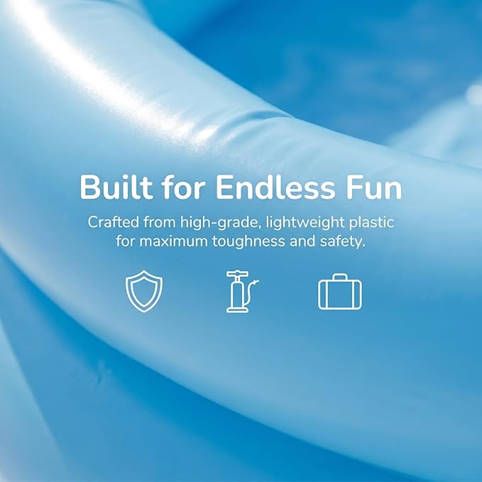 Baby Inflatable Pool, Sandpit Toys Blow up Pool Children Inflatable Pool Baby Blow Up Pool Wading Pool for Children Sand Outdoor Fishing Toy Sandpit Plaything