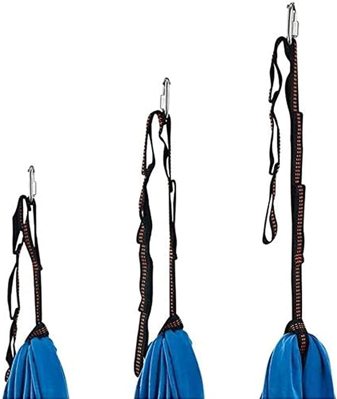 Therapy Hammock Outside, Vertical Stability Training Kids Sensory Suspended Swing for Autism, Up to 440 Lbs (200 Kg) (Color : Blue, Size : 100x280cm/39x110in)