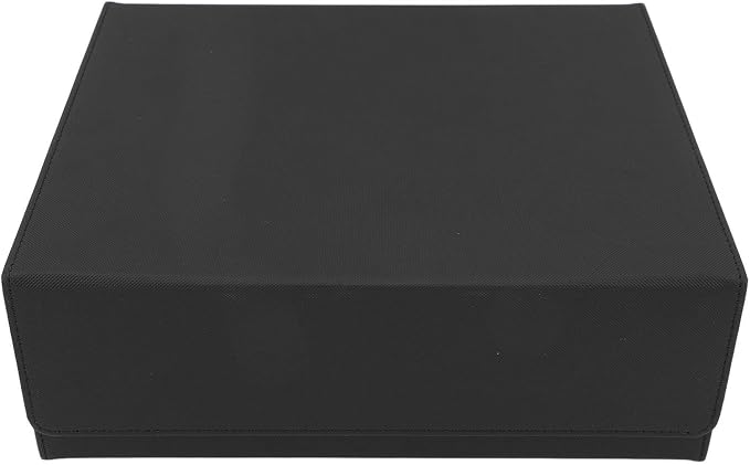 Drfeify Card Deck Box Large Capacity Magnetic Closure PU Leather Storage Box/Cover for Tarot Cards, Game, Holder Box/Cover for Table Desk Room (#1)