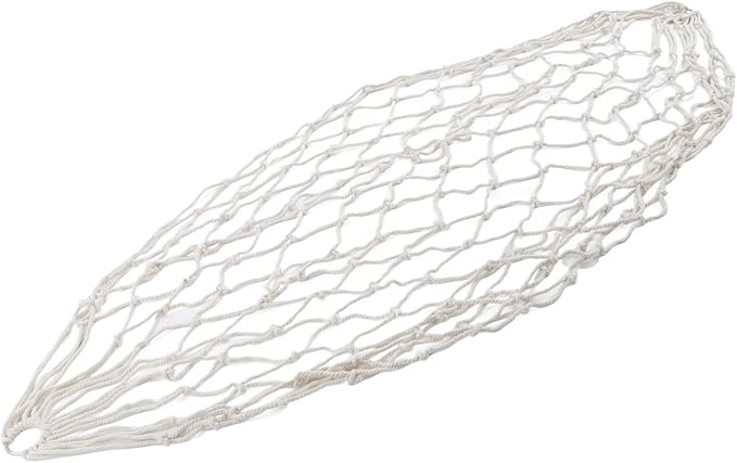 Cotton Rope Hammock Hand Woven 264.6lb Capacity Portable Cotton Rope Mesh Hammock for Outdoor Indoor Patio Yard