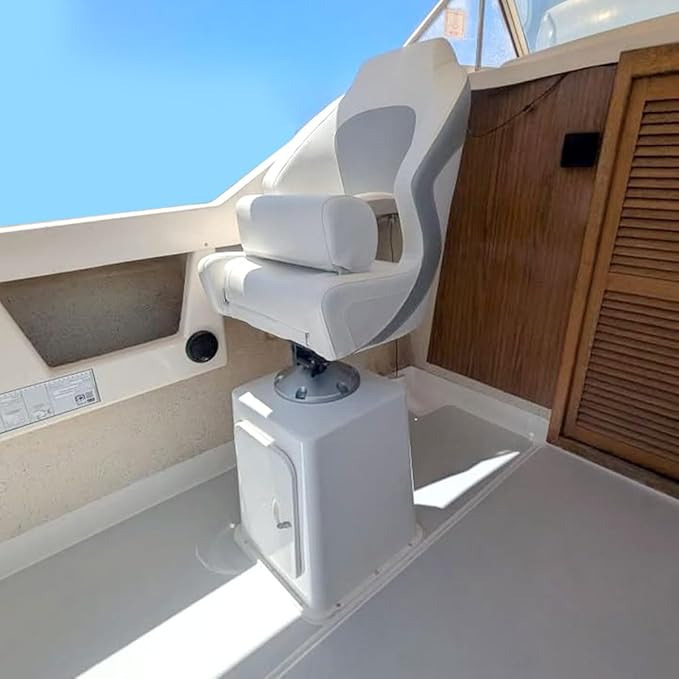 Oceansouth Boat Seat Boxes with 5 Shelves & Tackle Boxes (Height 20")