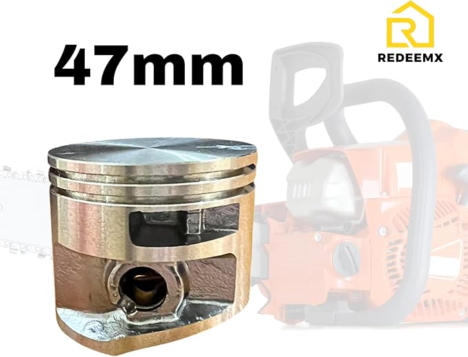 47MM MS291 Piston And Rings Assembly Kit Compatible With Stihl MS291 Chainsaw Part Replaces 1141 030 2011