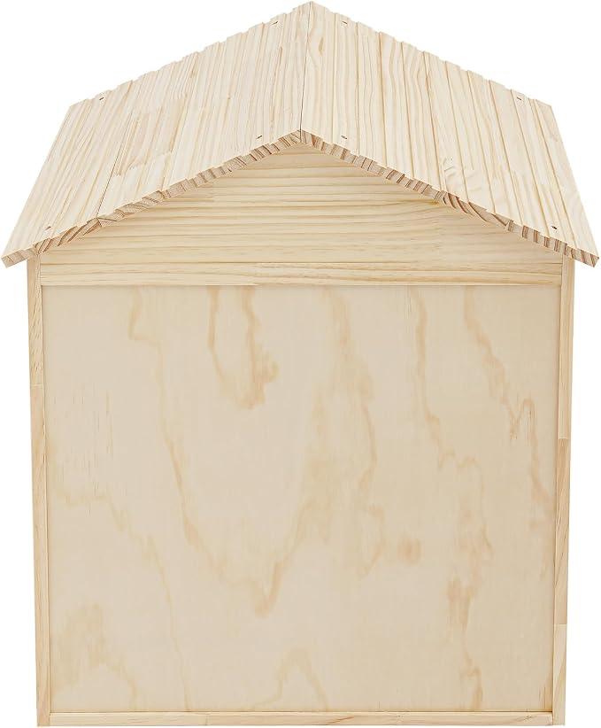 Outdoor Library Outdoor Book Box Storage Small Wooden Cabinet Little Literature Box for Neighborhoods Community and Schools Sharing Books, Newspapers and Art (2 Tiers, 19.6 x 14.2 x 25.2in)