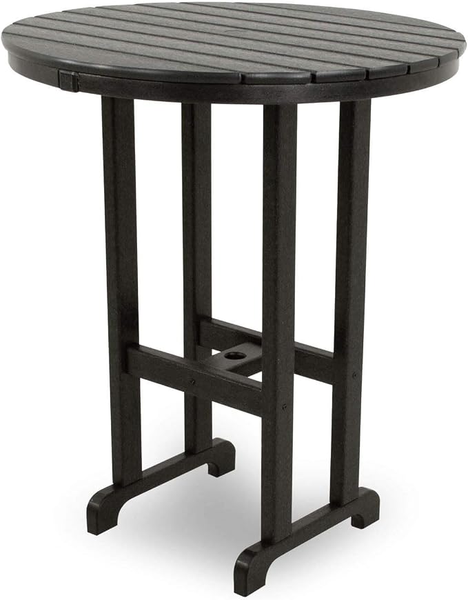 Ivy Terrace Classics Round 36" Bar Table Ivory