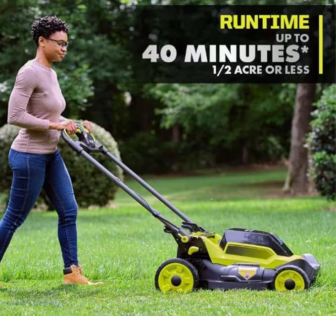 RY401018BTL Fits For RYOBI 40V HP Brushless 20 in. Cordless Electric Battery Walk Behind Self-Propelled Lawn Mower (Tool Only)