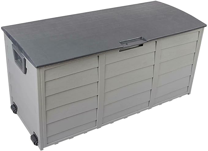Patio Deck Box Covers Waterproof Large Storage Cabinet Outdoor Container Bin Chest Organizer, All Weather