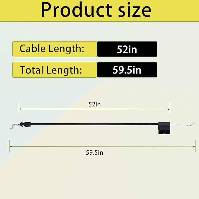 532130861 Control Cable,for Poulan WeedEater Craftman 532851809 532851668 917372910 Lawn Mower Push Mower Cable Parts