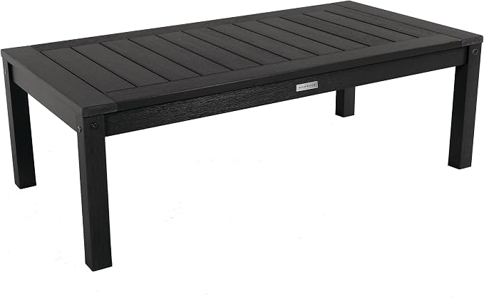 highwood AD-DSCT1-BKE Adirondack Coffee Table, Black