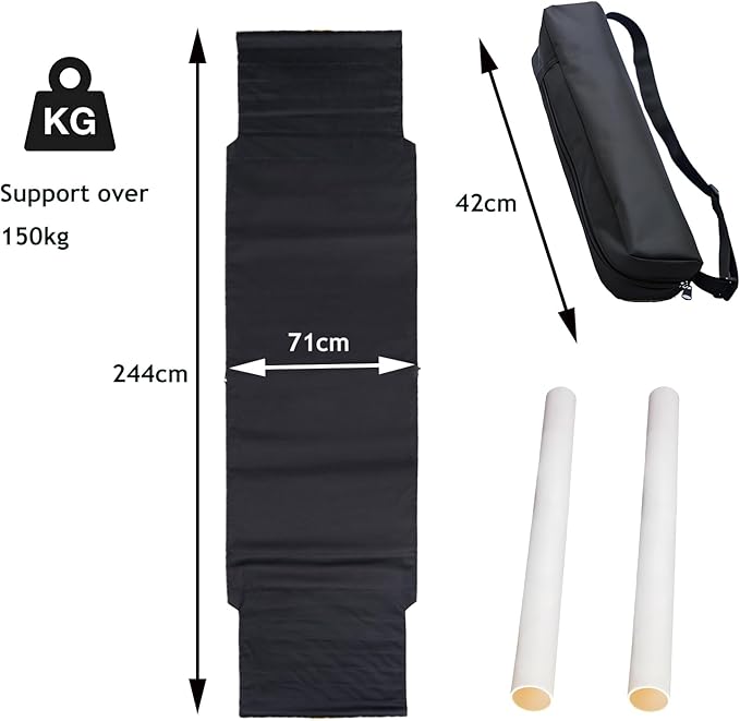 Truck Day Cab Hammock, Semi Truck Sleeping Solution, Black, Support Over 150kg, Comfortable Rest Platform, Best Gift for Driver