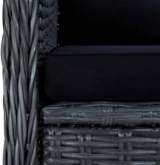 7 Piece Patio Dining Set,Outdoor Dining Set,Patio Table and Chairs,Outdoor Coffee Table,Patio Furniture Set,Outdoor Patio Chairs,Front Porch Furniture,Modern Set,Porch Chair,Patio Dining, Dark Gray