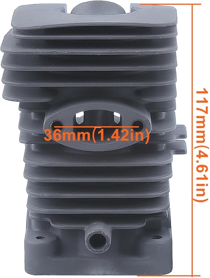 Cylinder Piston Top End Rebuild Kit for Poulan Pro PP4218AVX PP4218 PPB3416 PPB4018 P4018 P4018WM P4018WT PP4218AVL PP3516AVX PPB4218 PP3416 PPB4218 Chainsaw