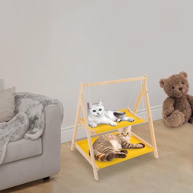 Cat Hammock, pet Supplies/Cat and Dog Supplies/Pet Litter - Yellow