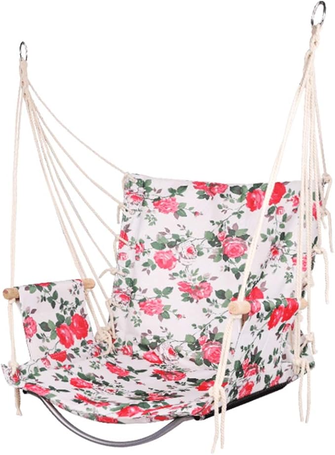 Camping Hammock, Hammock Balcony Hanging Chair Dormitory Dormitory Student Hammock Indoor Basket Lazy Rocking Chair Single Art Swing Outdoor Camping(F)