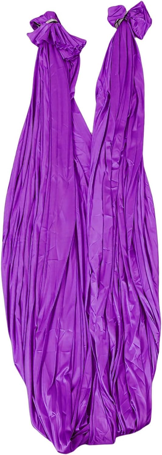 Keenso Aerial Hammock Set, Soft Elastic Polyester Swing for Fitness and Meditation, 400x280cm for Home or Studio Use