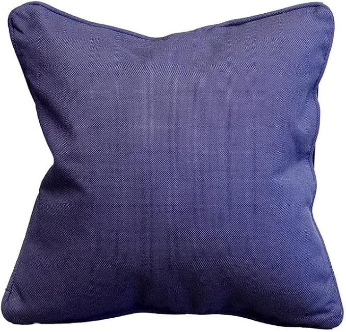 East Green 18 x 18 Square Outdoor Accent Pillow, Set of 2, Navy