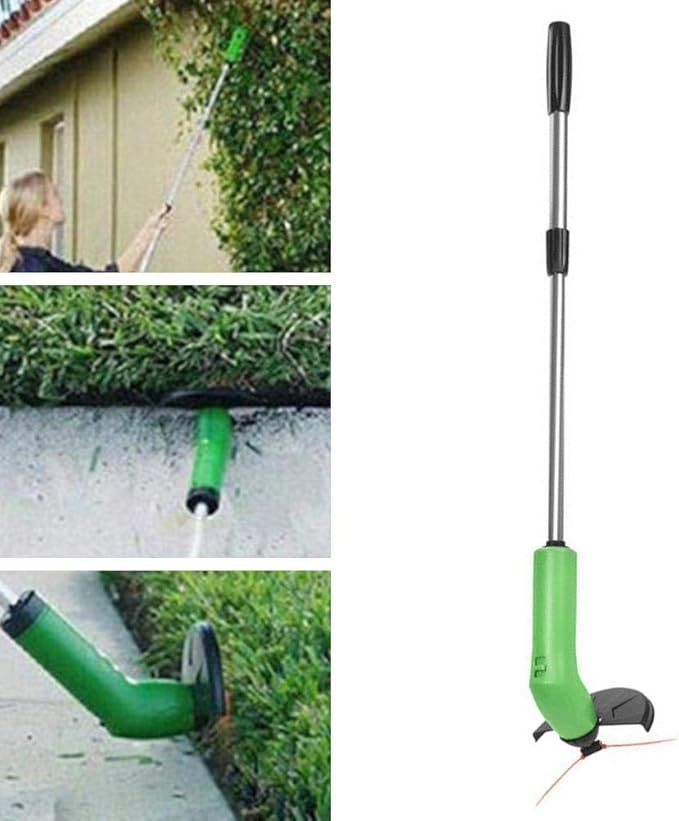 Household Small Weed Trimmer, Lawn Mower, Portable Grass Trimmer Handheld, Cordless String Trimmer Edger, Telescopic Grass Trimming Tool, Use for Home Garden Lawn