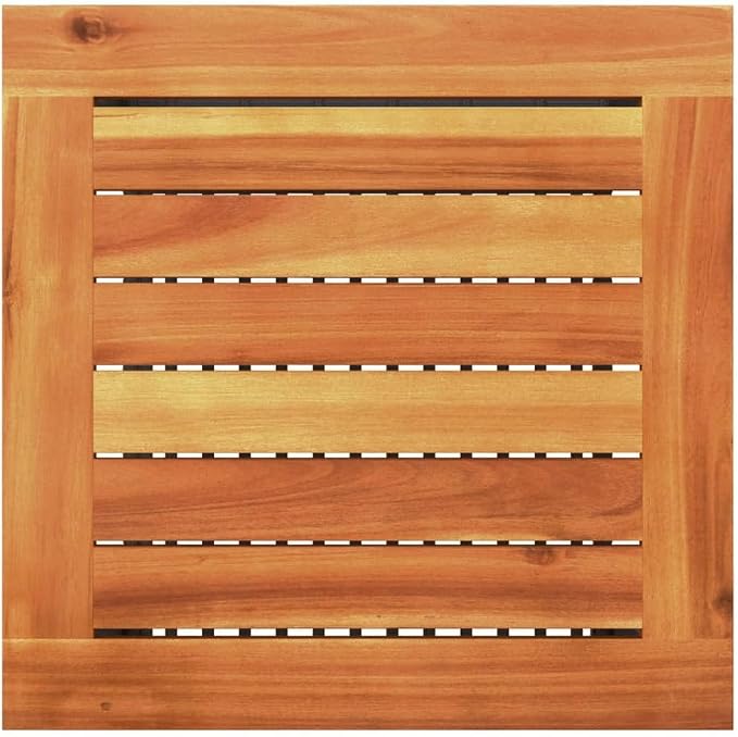 Picnic Table Black PE Rattan Patio Table Outdoor Table for Backyard Patio Garden 15.7 x 15.7 x 16.5 in