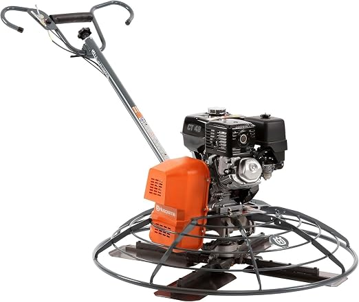 Husqvarna Twist Pitch Concrete Power Trowel, 48in. Diameter, Honda GX 390 Engine, Model# CT 48-8A Twist Pitch