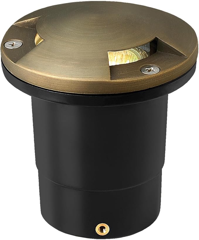 Hinkley Landscape Lighting Hardy Island LED Directional Well Light, 3 Openings, Matte Bronze