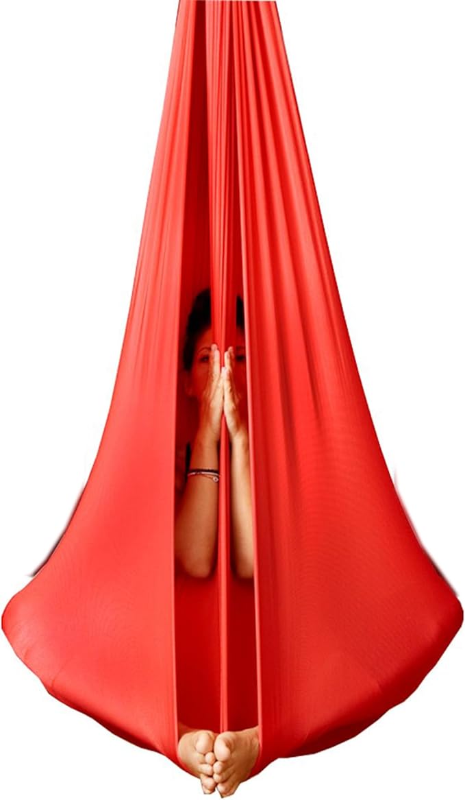 Deluxe Pilates & Yoga Flying Swing Aerial Hammock - Silk Fabric (5mx2.8m)