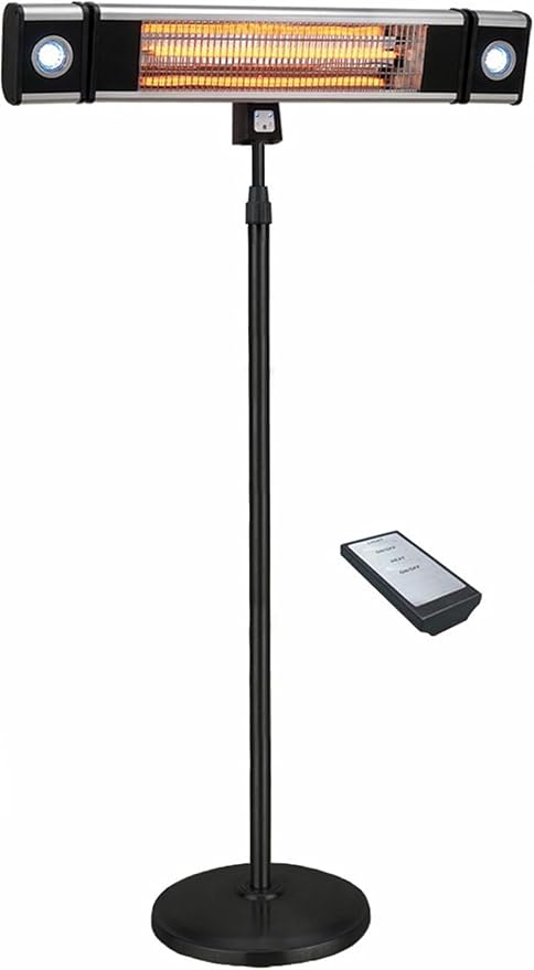 Ener-G+ EnerG+ Infrared Electric Outdoor Heater - Freestanding with LED & Remote