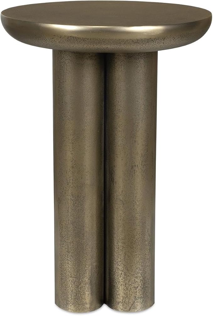 Uttermost 50220 Thorp 22 X 15 inch Antique Brass Outdoor Accent Table