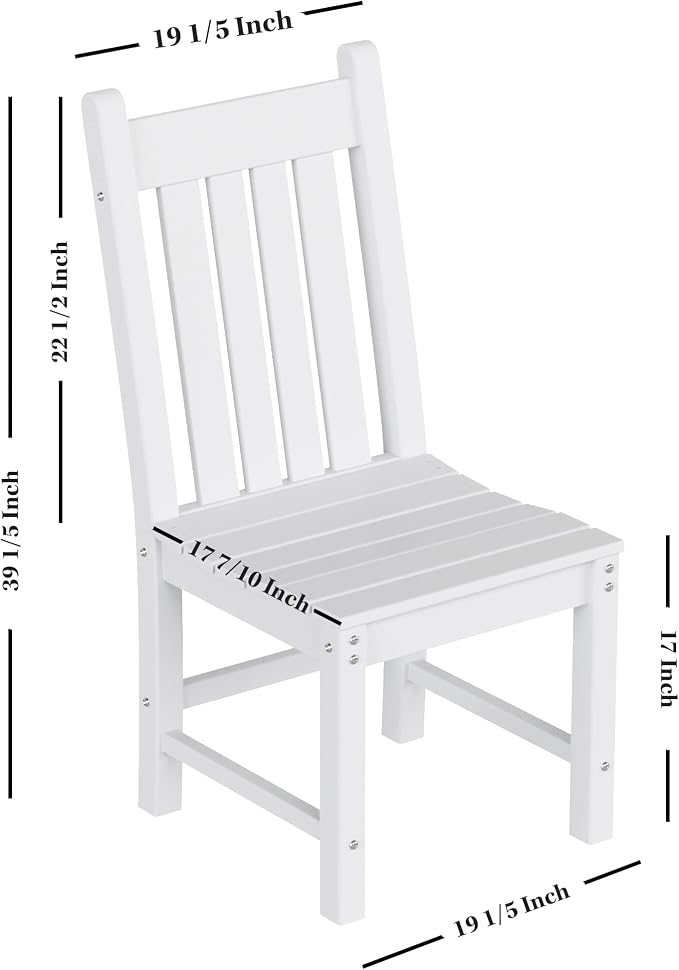 WestinTrends Malibu 6 Piece Outdoor Dining Set with Bench, All Weather Poly Lumber Patio Table and Chairs Set, 71" Trestle Dining Table with Umbrella Hole, 5 Patio Chairs with Bench, Gray