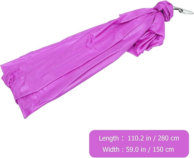 UKCOCO Hammock and ’s Indoor Outdoor Household Hammock Set 1.5m Purple Seamless for Play and Relaxation