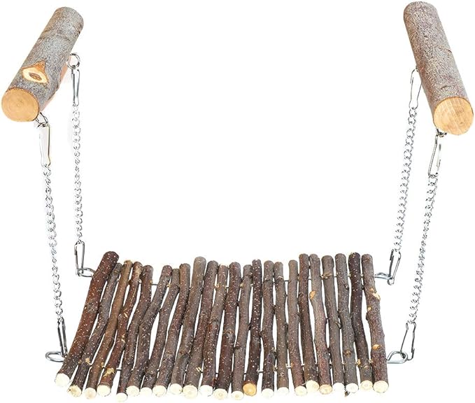 flexman Pet Summer Hammock, Small Animal Hanging Swing, Standing Resting Tools for Chinchillas, Squirrels, Rabbits, Honeybags, Guinea Pigs