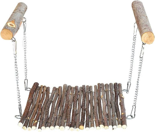 flexman Pet Summer Hammock, Small Animal Hanging Swing, Standing Resting Tools for Chinchillas, Squirrels, Rabbits, Honeybags, Guinea Pigs