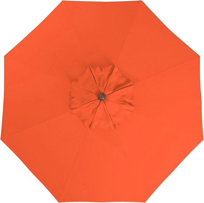 California Umbrella 9' Premium Commercial Hardwood Patio Umbrella, Manual Lift With Olefin Kiwi Fabric