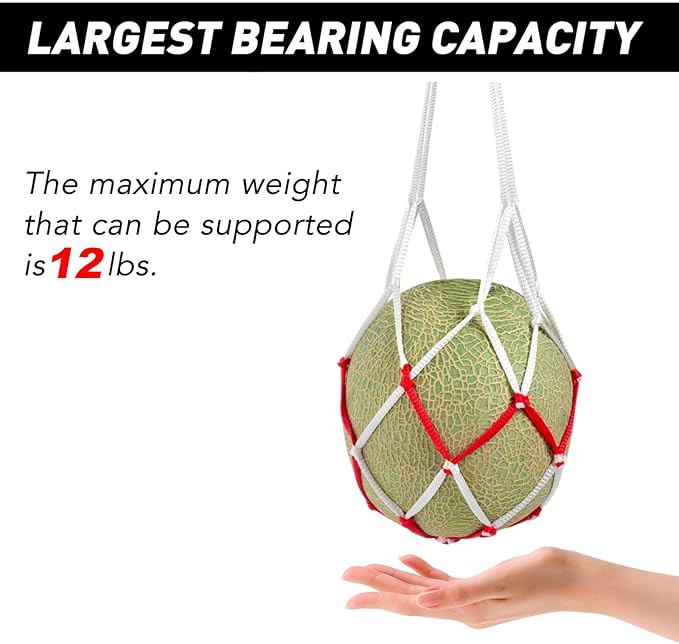 30Pcs Melon Hammocks Cradles, 10Inches Melon Hammock for Trellis Heavy Duty Watermelon Nets, Support Hanging Bags for Pumpkin Cantaloupes Honeydew, 10In Bag 12in Handle, Bear for 30lbs