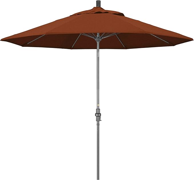 California Umbrella Crank Lift, Collar Tilt, Aluminum Pole