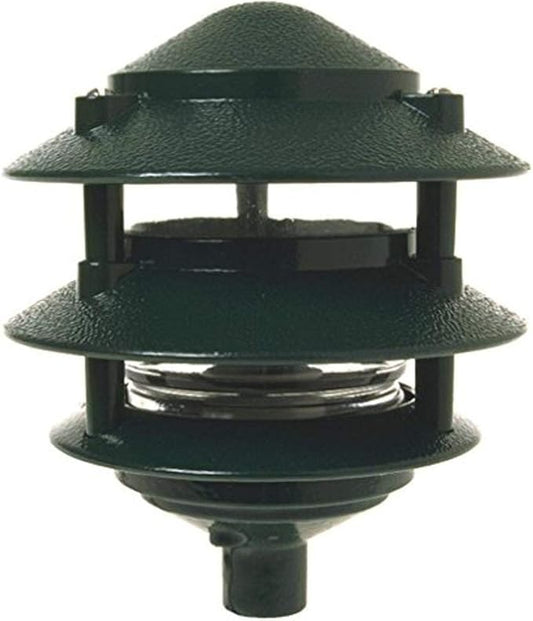3-Tier Incandescent Garden Light, 1/2 in. NPT and 18 in. leads
