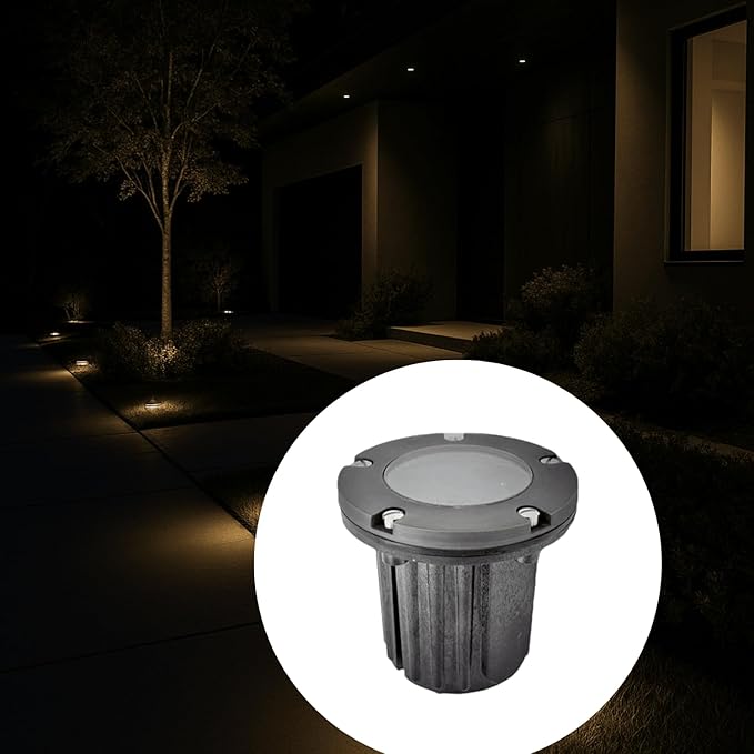 Ironsmith Lighting Products Decorative Solid Brass Cover Kit for In Ground Well Light - Oil-Rubbed Bronze Finish, Stainless Steel Screws and Rubber Gasket Included - (Fixture Body Not Included)