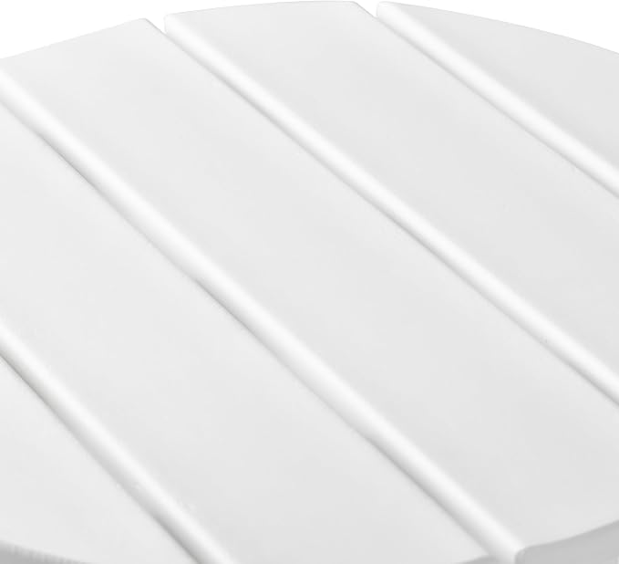 HDPE Altura Round 18" Side Table,White