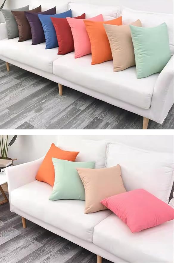 Pack of 2 Outdoor Waterproof Pillow Covers Decorative Throw Pillow Covers Furniture Cushion Cases Spring for Chair Patio Garden Couch Tent Balcony Sofa, Yellow, 12"x20"