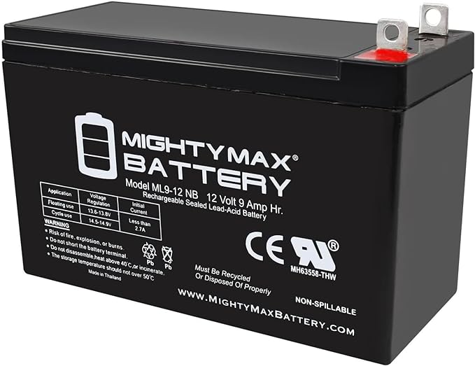 Mighty Max Battery 12V 9AH SLA Replacement Battery for Generac Portable Generator GP7500