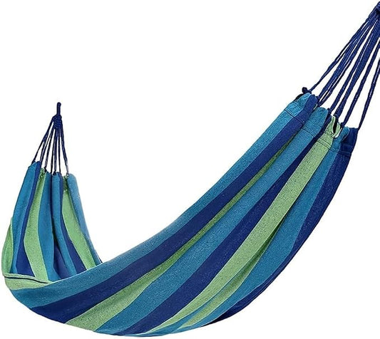 Portable Hammock Swing Bed for Camping and Travel - Large Fringe Design for Ultimate Relaxation