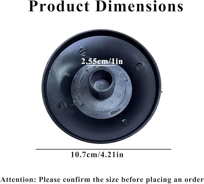 2 Pack Patio Umbrella Tip Caps Replacement Parts - Black Top Screw Cap for Outdoor Patio Umbrella Pole Handle, Easy Install Accessories Protects from Scratches
