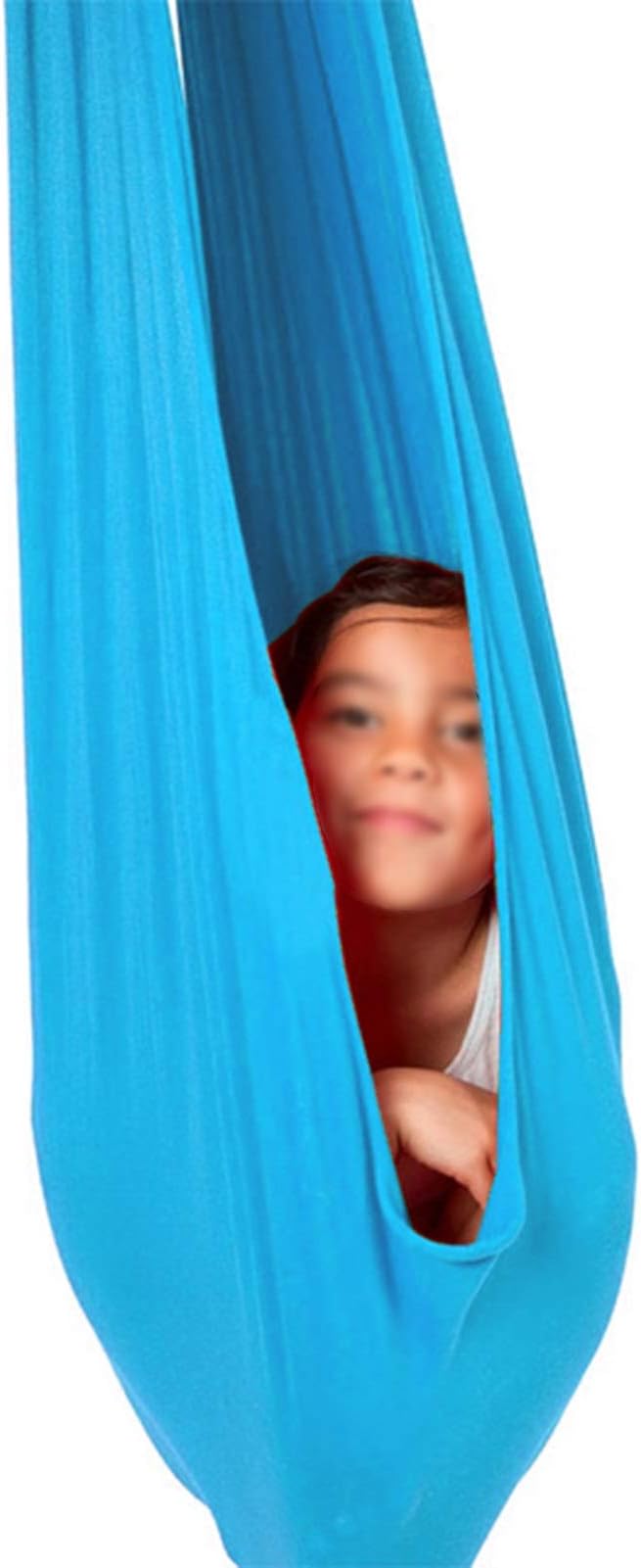 Kids Adult Hammock Outdoor Indoor Cuddle Up to Sensory Swing with Special Needs Autism ADHD ADD Therapy Up to 440lb/200kg (Color : B, Size : 150 x 280 cm)