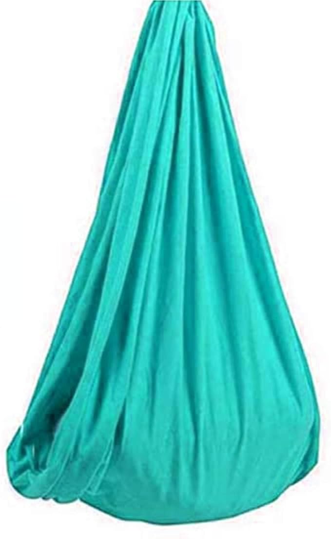 Kids Swing Hammock for Autism ADHD ADD Cuddle Up to 200kg Sensory Hammocks Child Elastic Parcel Steady Seat Swing (Color : Green, Size : 150 x 280 cm (L x W).)