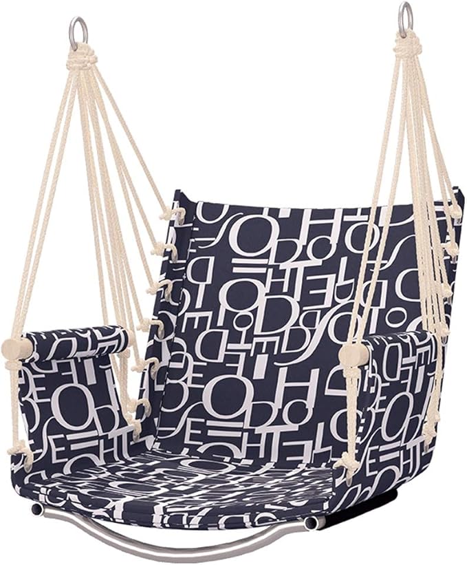 Camping Hammock, Hammock Balcony Hanging Chair Dormitory Dormitory Student Hammock Indoor Basket Lazy Rocking Chair Single Art Swing Outdoor Camping(B)