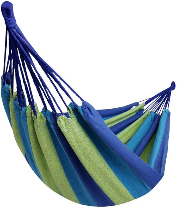 Milisten Outdoor Hammock Chair Hanging Swing Bug Net Camping Hiking Thicken Canvas