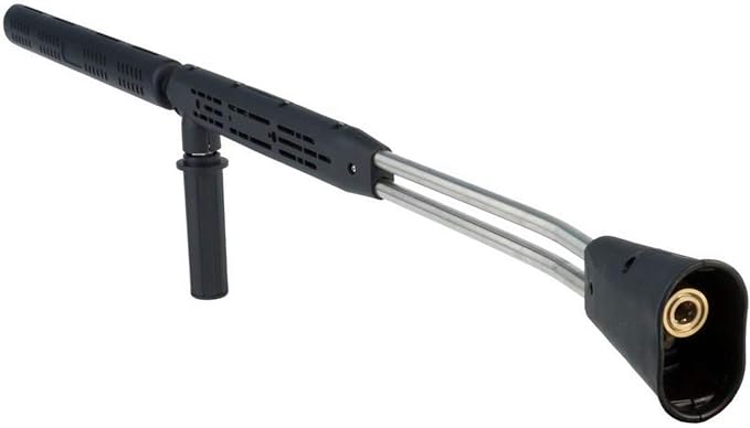 CANPUMP 40-in Dual Lance Wand w/Bent Tube, Replacement Pressure Washer Extension Wand, Double Lance, Stainless Steel, Quick-Connect, Soap Nozzle, 5000 PSI, 10.5 GPM