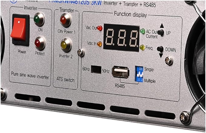 5000 Watt Negative 48 Volt Rack Mount Inverter to 120 Volt AC – 2U (-48V)