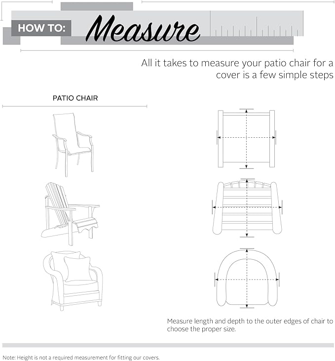 Classic Accessories Storigami Water-Resistant 36 Inch Easy Fold Lounge Chair Cover, Monument Grey, Patio Furniture Covers